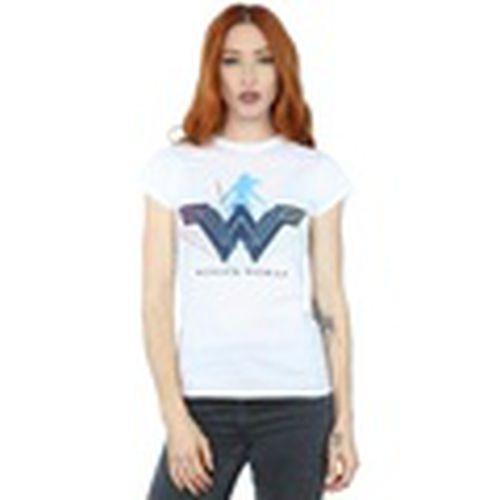 Camiseta manga larga Wonder Woman Warrior Logo para mujer - Dc Comics - Modalova