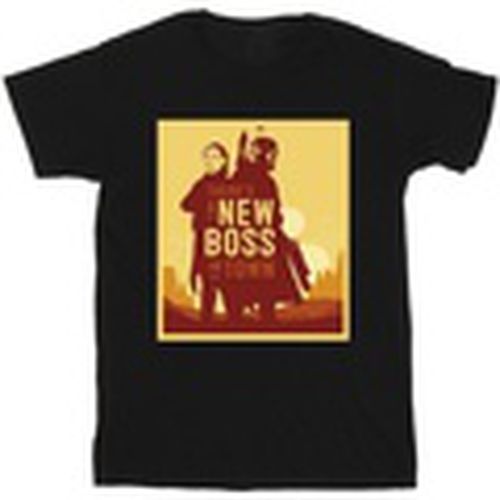 Camiseta manga larga The Book Of Boba Fett New Boss Sun Silhouette para hombre - Disney - Modalova