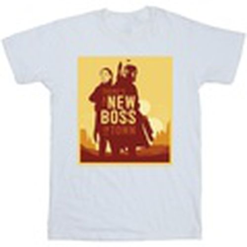 Camiseta manga larga The Book Of Boba Fett New Boss Sun Silhouette para hombre - Disney - Modalova
