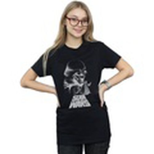 Camiseta manga larga Darth Vader Sketch para mujer - Disney - Modalova