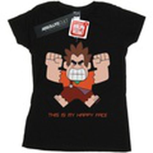 Camiseta manga larga Wreck It Ralph Happy Face para mujer - Disney - Modalova