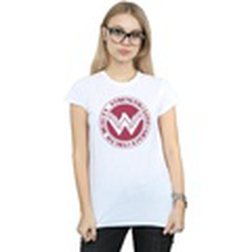 Camiseta manga larga Beauty Strength Love para mujer - Dc Comics - Modalova