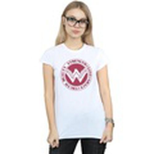 Camiseta manga larga Wonder Woman Beauty Strength Love para mujer - Dc Comics - Modalova
