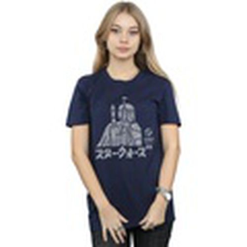 Camiseta manga larga Kanji Boba Fett para mujer - Disney - Modalova