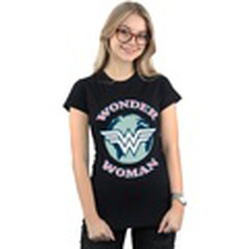 Camiseta manga larga Wonder Woman Planet Symbol para mujer - Dc Comics - Modalova