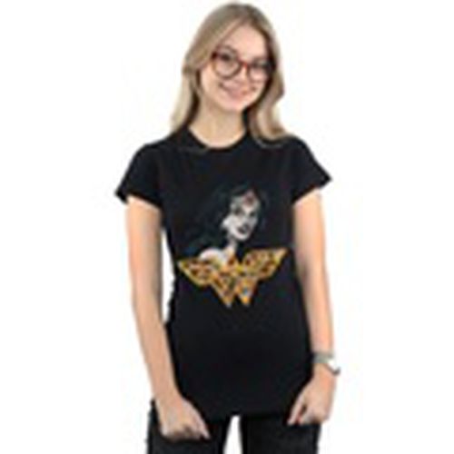 Camiseta manga larga Wonder Woman Retro Collage para mujer - Dc Comics - Modalova