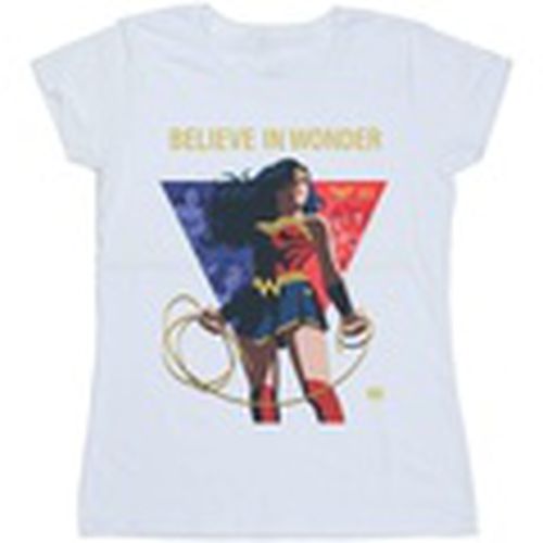 Camiseta manga larga 80th Anniversary Believe In Wonder para mujer - Dc Comics - Modalova