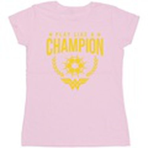 Camiseta manga larga Play Like A Champion para mujer - Dc Comics - Modalova