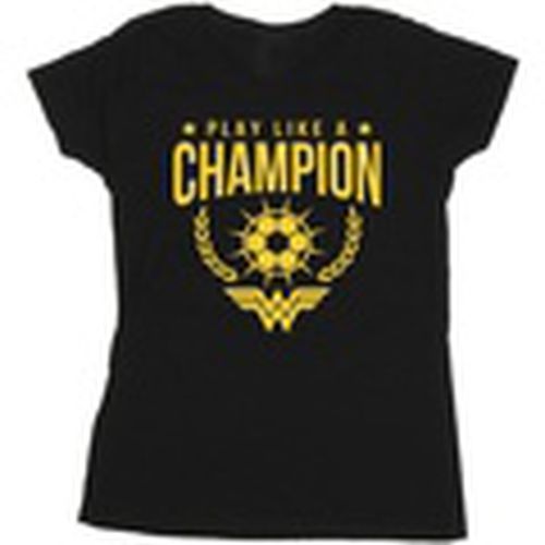 Camiseta manga larga Play Like A Champion para mujer - Dc Comics - Modalova