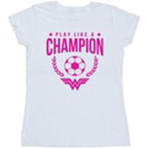 Camiseta manga larga Play Like A Champion para mujer - Dc Comics - Modalova