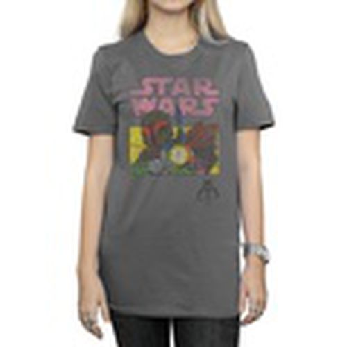 Camiseta manga larga Comic Strip Luke And Vader para mujer - Disney - Modalova