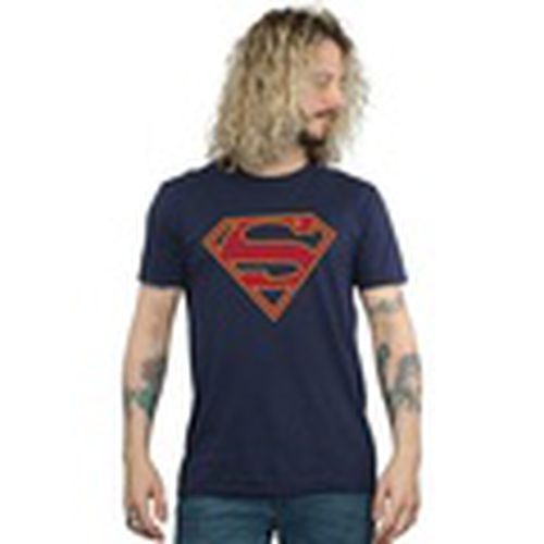 Camiseta manga larga Supergirl Logo para hombre - Dc Comics - Modalova