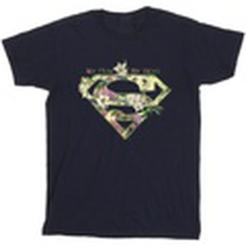 Camiseta manga larga Superman My Mum My Hero para hombre - Dc Comics - Modalova