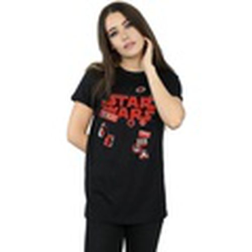 Camiseta manga larga The Last Jedi Badges para mujer - Disney - Modalova