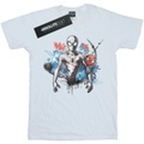 Camiseta manga larga Spider-Man Graffiti Pose para hombre - Marvel - Modalova