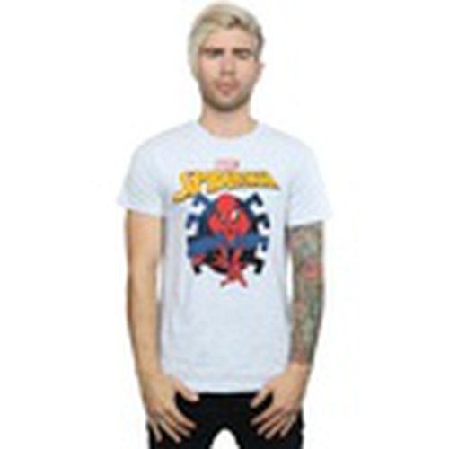 Camiseta manga larga Spider-Man Web Shooting Emblem Logo para hombre - Marvel - Modalova
