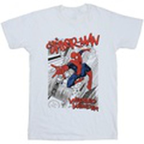 Camiseta manga larga Spider-Man Sketch City para hombre - Marvel - Modalova