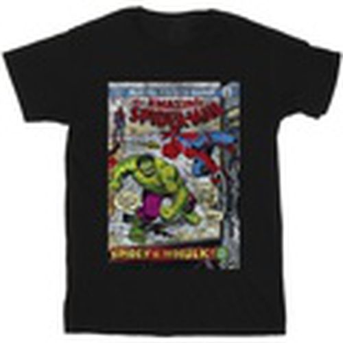 Camiseta manga larga Spider-Man VS Hulk Cover para hombre - Marvel - Modalova