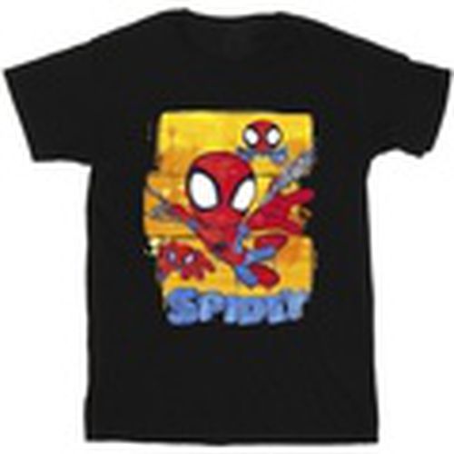 Camiseta manga larga Spidey And His Amazing Friends Flying para hombre - Marvel - Modalova