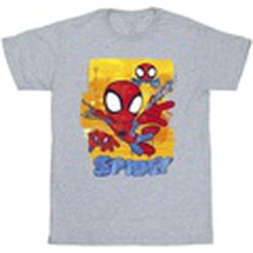 Camiseta manga larga Spidey And His Amazing Friends Flying para hombre - Marvel - Modalova
