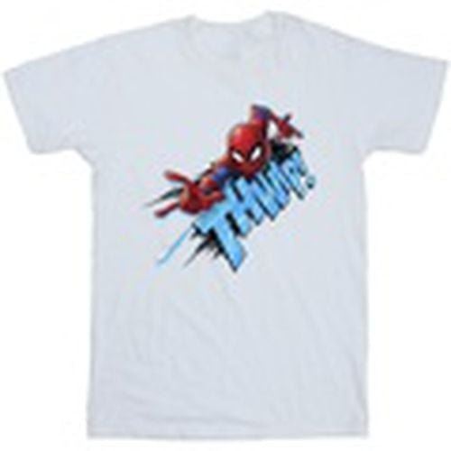 Camiseta manga larga Spider-Man Thump para hombre - Marvel - Modalova