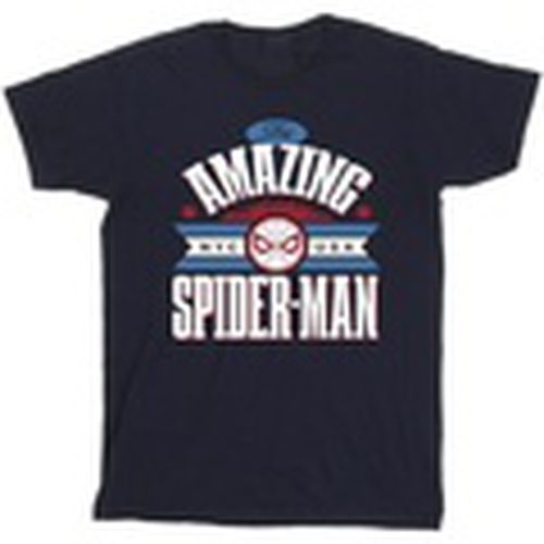 Camiseta manga larga Spider-Man NYC Amazing para hombre - Marvel - Modalova