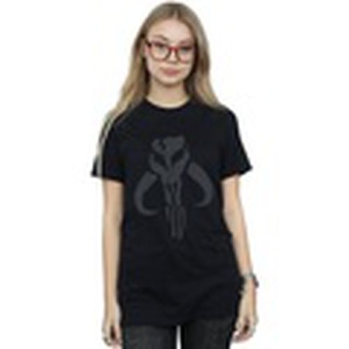 Camiseta manga larga The Mandalorian Banther Skull para mujer - Disney - Modalova