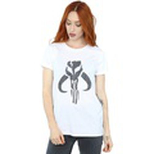 Camiseta manga larga The Mandalorian Banther Skull para mujer - Disney - Modalova