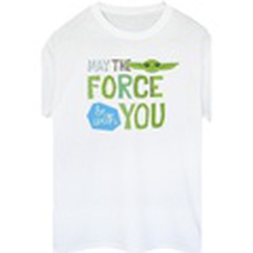 Camiseta manga larga The Mandalorian May The Force Be With You para mujer - Disney - Modalova