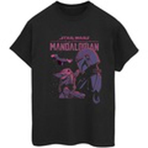 Camiseta manga larga The Mandalorian Hello Friend para mujer - Disney - Modalova