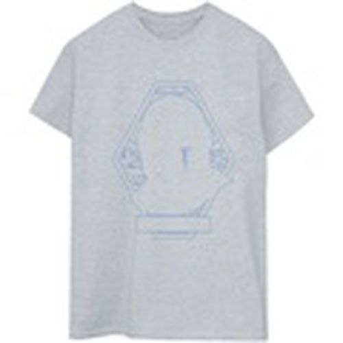 Camiseta manga larga The Mandalorian Outline Helm Diamond para mujer - Disney - Modalova