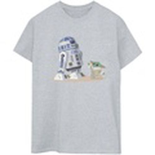 Camiseta manga larga The Mandalorian R2D2 And Grogu para mujer - Disney - Modalova