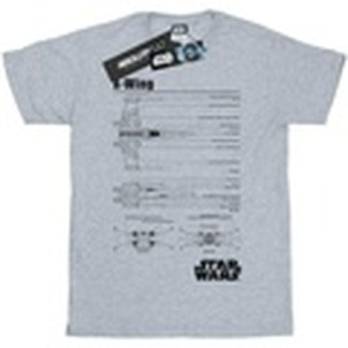 Camiseta manga larga X-Wing para hombre - Disney - Modalova