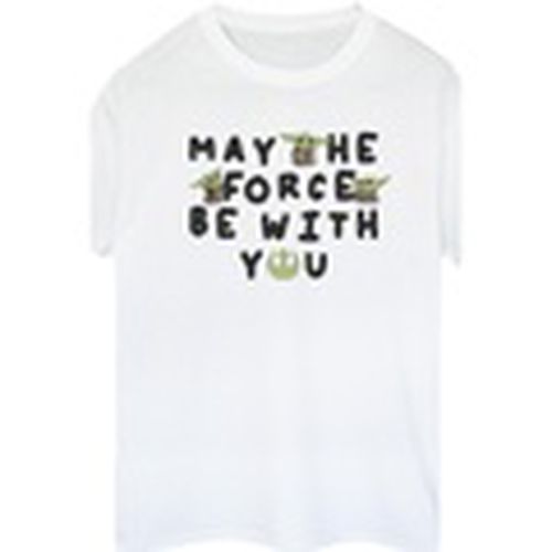 Camiseta manga larga The Mandalorian May The Force Be With You para mujer - Disney - Modalova