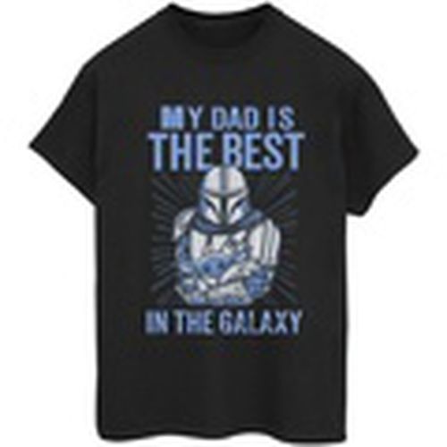 Camiseta manga larga Mandalorian Best Dad para mujer - Disney - Modalova