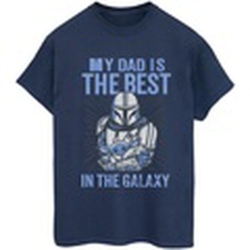 Camiseta manga larga Mandalorian Best Dad para mujer - Disney - Modalova