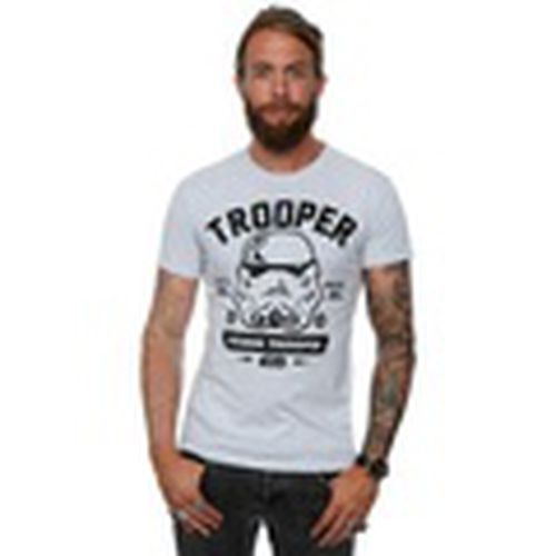 Camiseta manga larga Stormtrooper Collegiate para hombre - Disney - Modalova