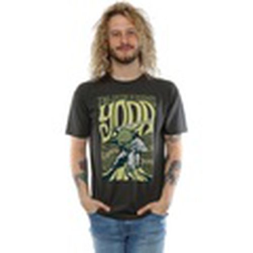 Camiseta manga larga Yoda Rock Poster para hombre - Disney - Modalova