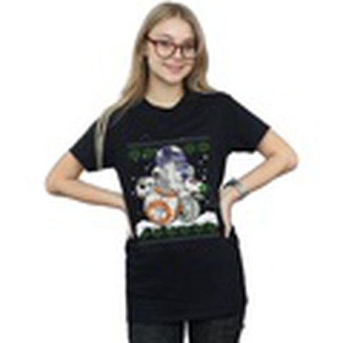 Camiseta manga larga The Rise Of Skywalker Rolling This Christmas para mujer - Disney - Modalova