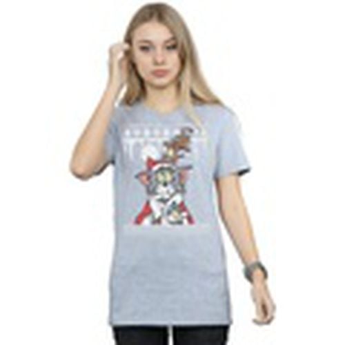 Camiseta manga larga Christmas Fair Isle para mujer - Dessins Animés - Modalova