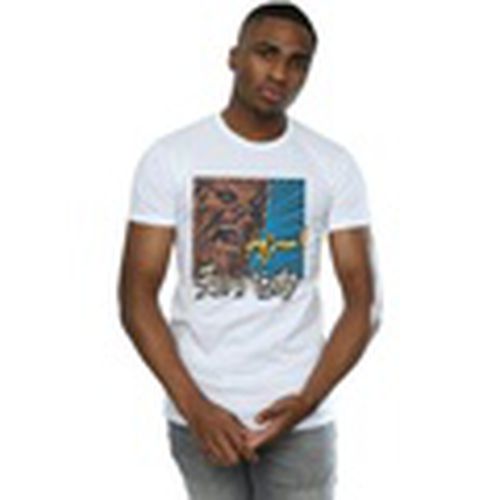 Camiseta manga larga Chewbacca Roar Pop Art para hombre - Disney - Modalova