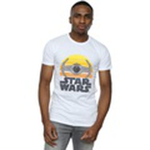 Camiseta manga larga Sunset TIE Fighter para hombre - Disney - Modalova
