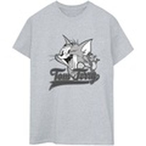 Camiseta manga larga Greyscale Square para mujer - Dessins Animés - Modalova