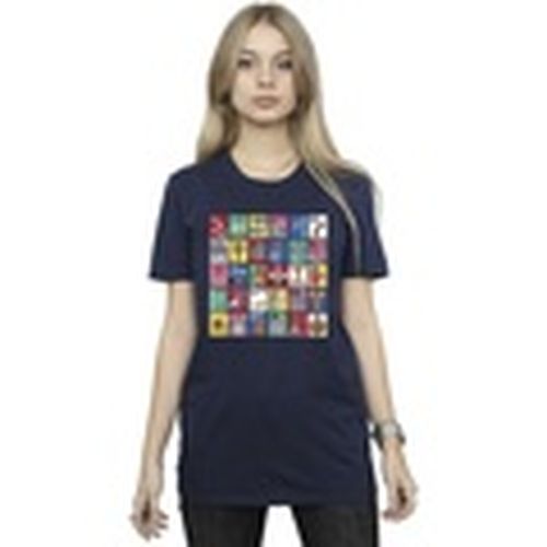 Camiseta Grid Squares para mujer - Dessins Animés - Modalova