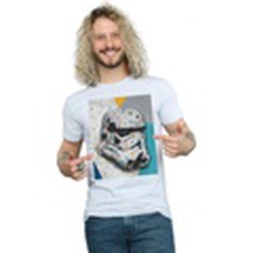 Camiseta manga larga Stormtrooper Pattern Helmet para hombre - Disney - Modalova