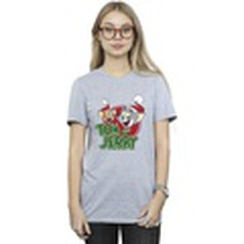 Camiseta manga larga Christmas Hat Logo para mujer - Dessins Animés - Modalova