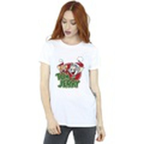 Camiseta manga larga Christmas Hat Logo para mujer - Dessins Animés - Modalova