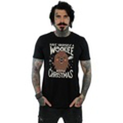 Camiseta manga larga Wookiee Little para hombre - Disney - Modalova