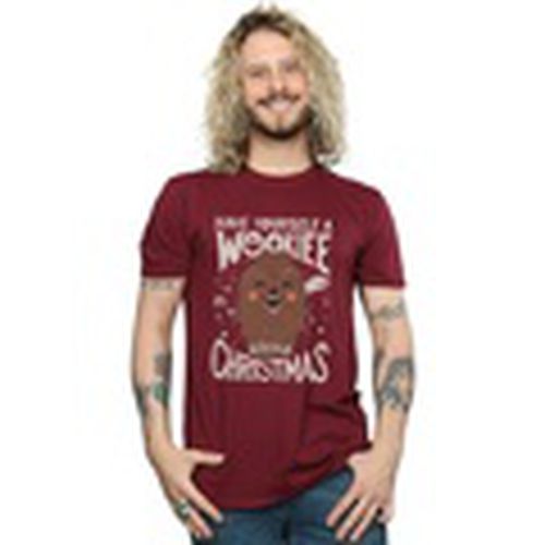 Camiseta manga larga Wookiee Little Christmas para hombre - Disney - Modalova