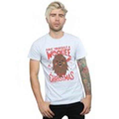 Camiseta manga larga Wookiee Little para hombre - Disney - Modalova